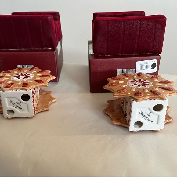 Villeroy&Boch Star Candle Holders Ginger Fancy Boxed - Picture 8 of 13